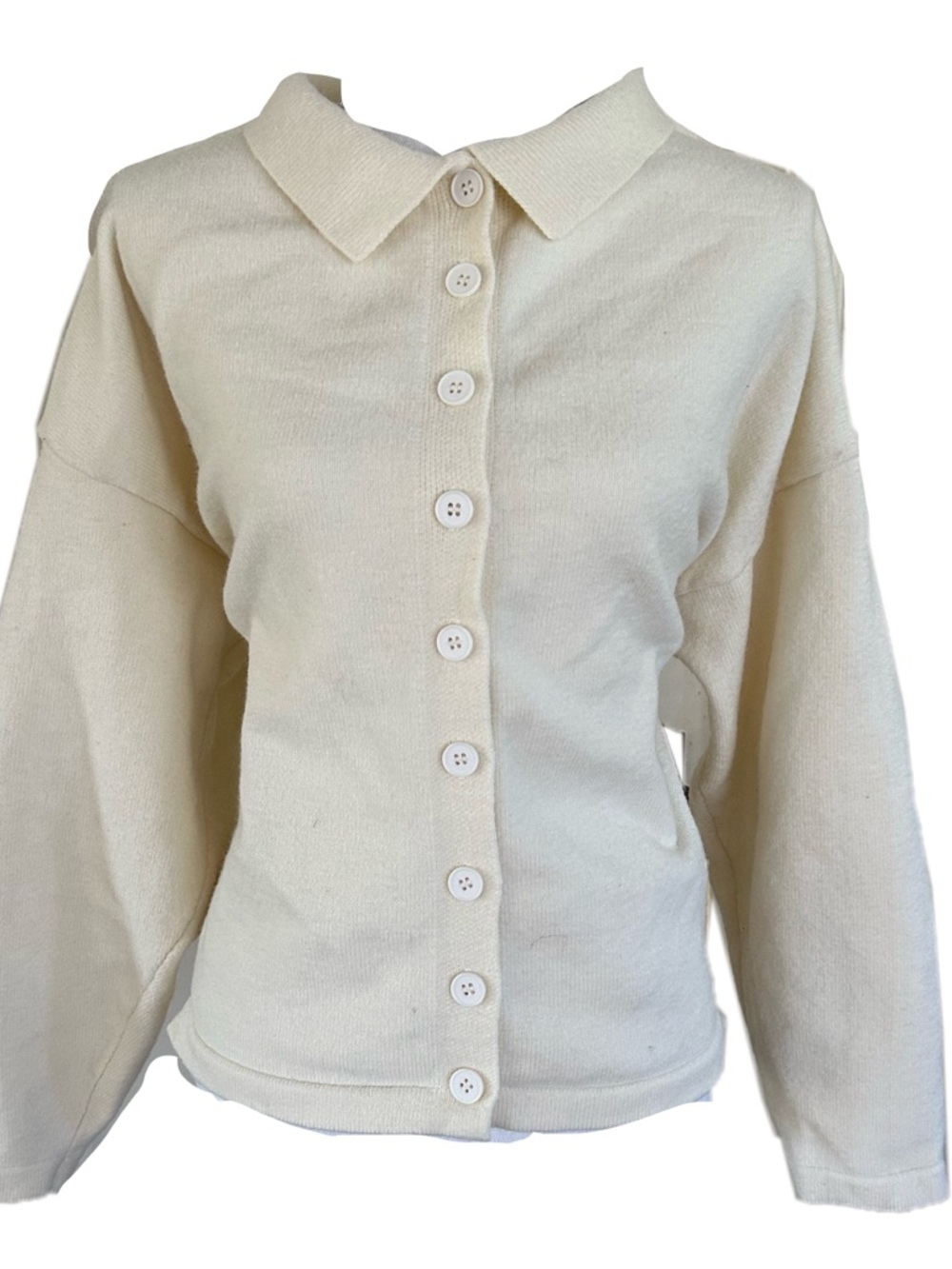 Peppermayo Ivory Crewneck Knit Sweater
